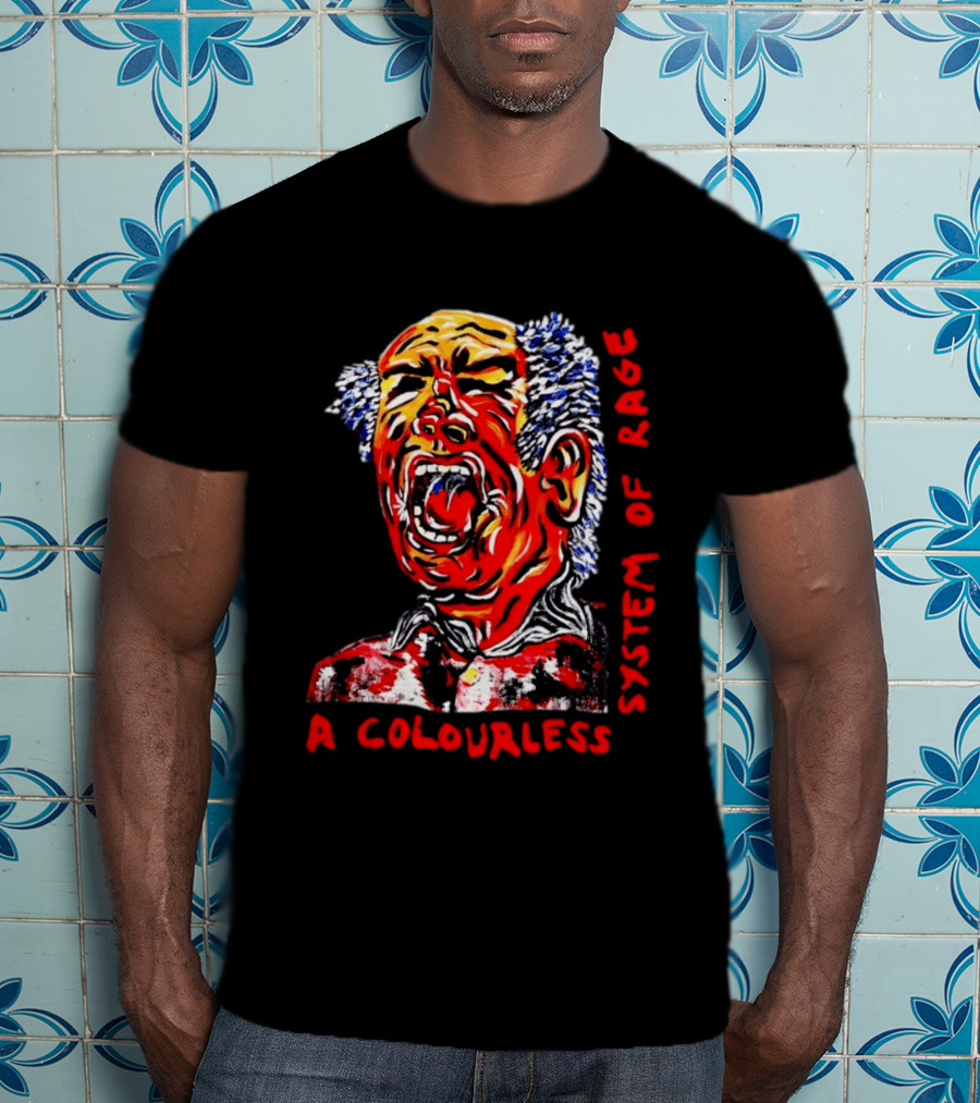 A Colourless System Of Rage Screaming Face T-Shirt