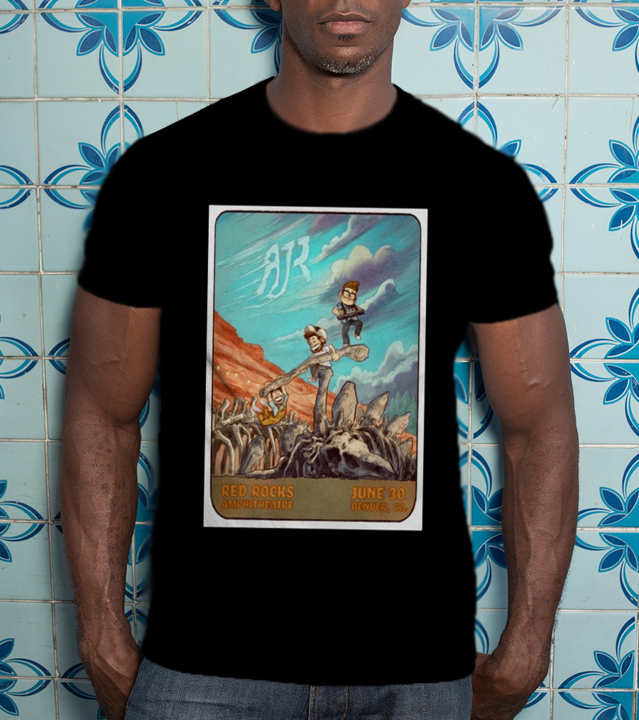 AJR Red Rocks Amphitheatre Denver June 30 2026 Morrison CO T-Shirt