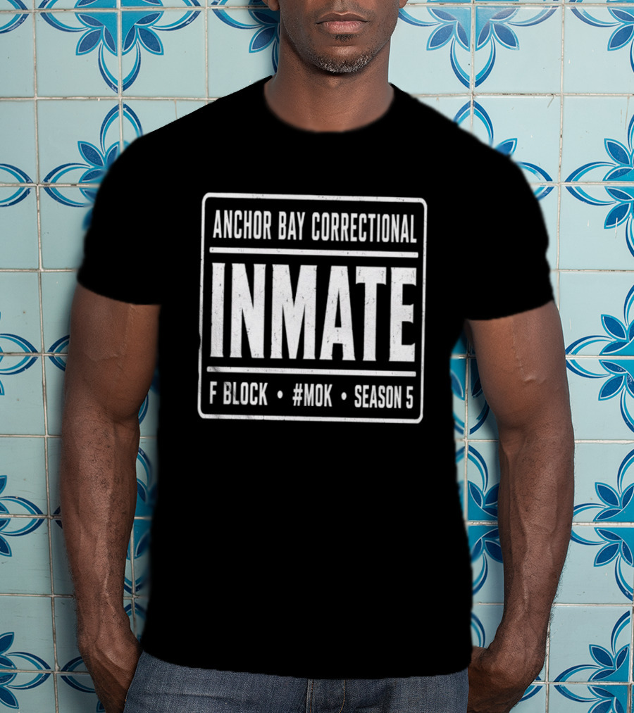 Anchor Bay Correctional Inmate F Block MOK Season 5 T-Shirt