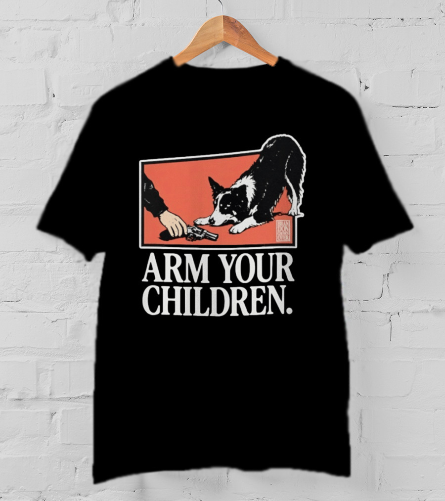 Arm Your Children Brandon Gone Over Dog T-Shirt