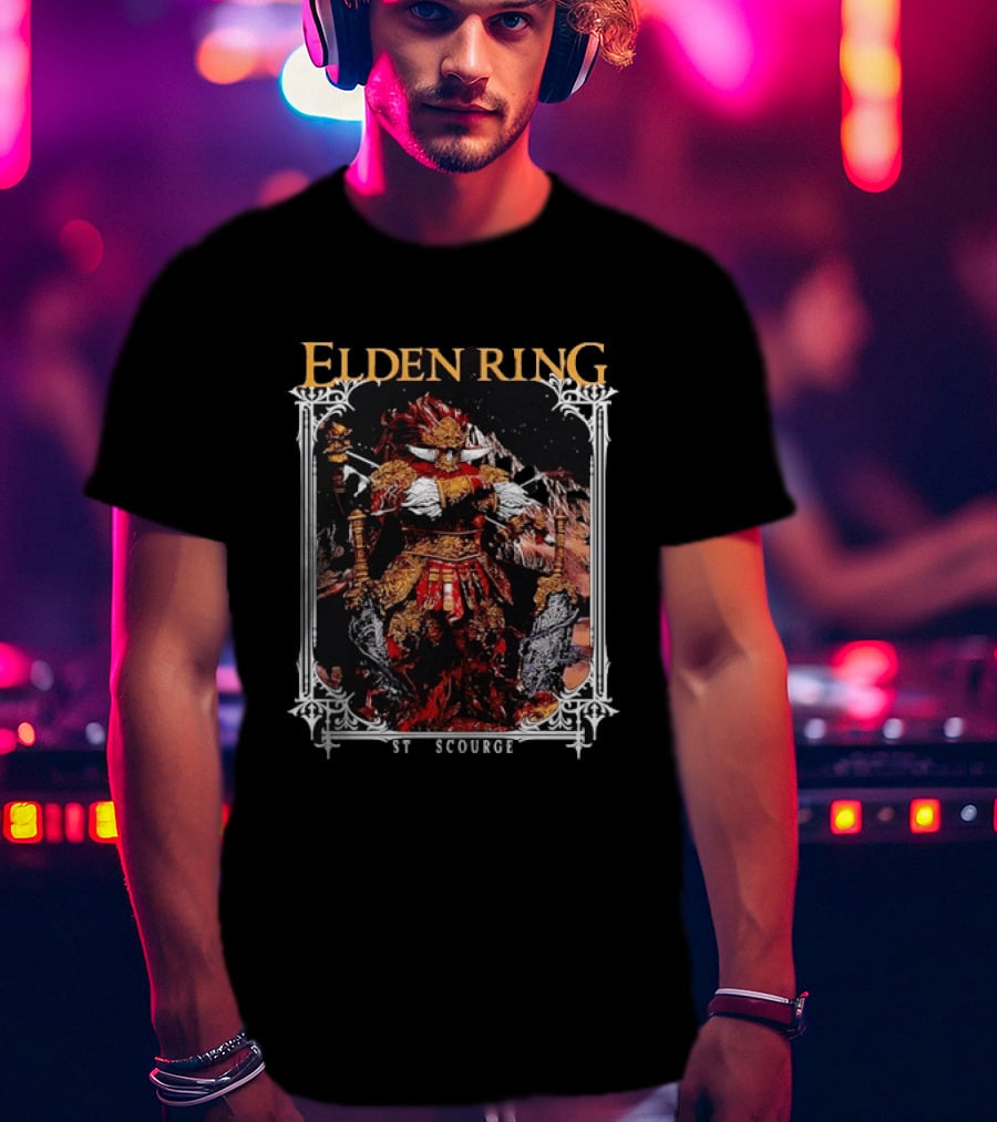 Elden Ring Starscourge Radahn FromSoftware ST Redorange T-Shirt