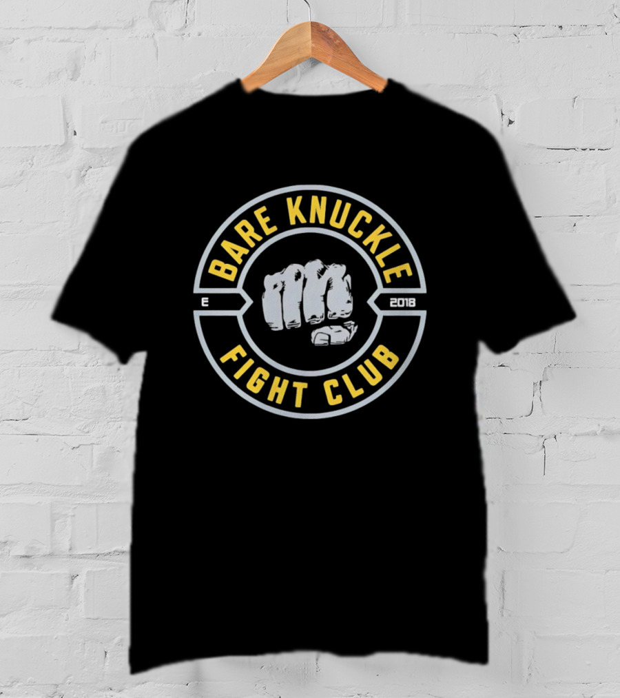 Bare Knuckle Fight Club Established 2018 Fist T-Shirt