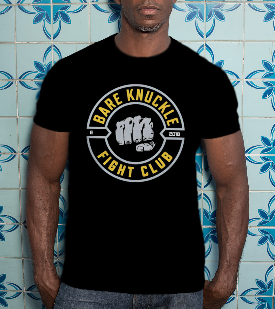 Bare Knuckle Fight Club Established 2018 Fist T-Shirt