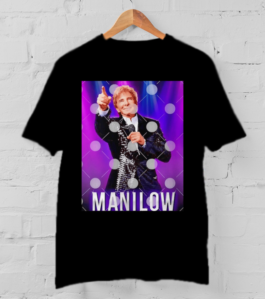 Barry Manilow Starry Stage Performance Concert T-Shirt