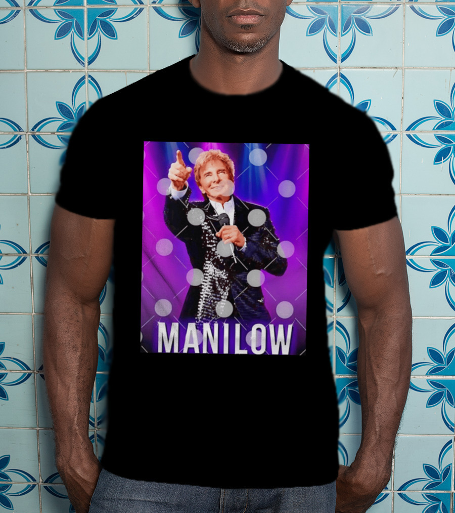 Barry Manilow Starry Stage Performance Concert T-Shirt