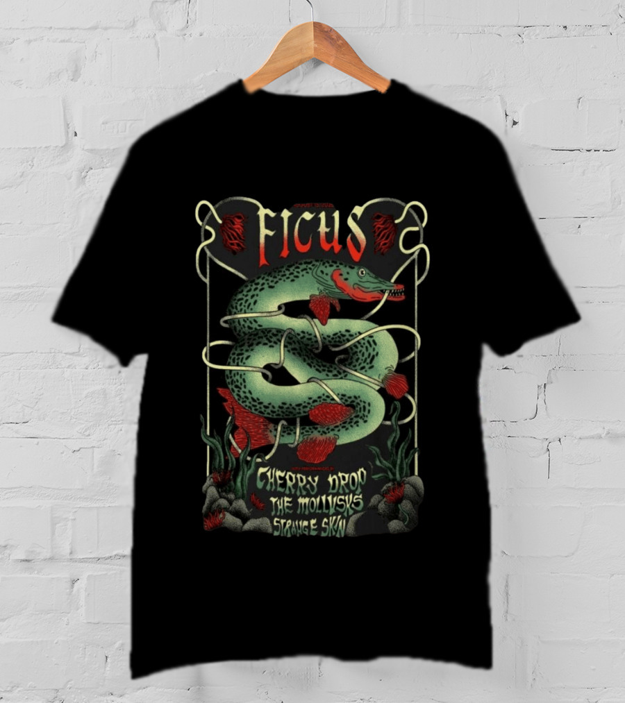 Ficus Cherry Drop The Mollusk's Strange Skin Aug 15 2026 Grand Rapids MI T-Shirt