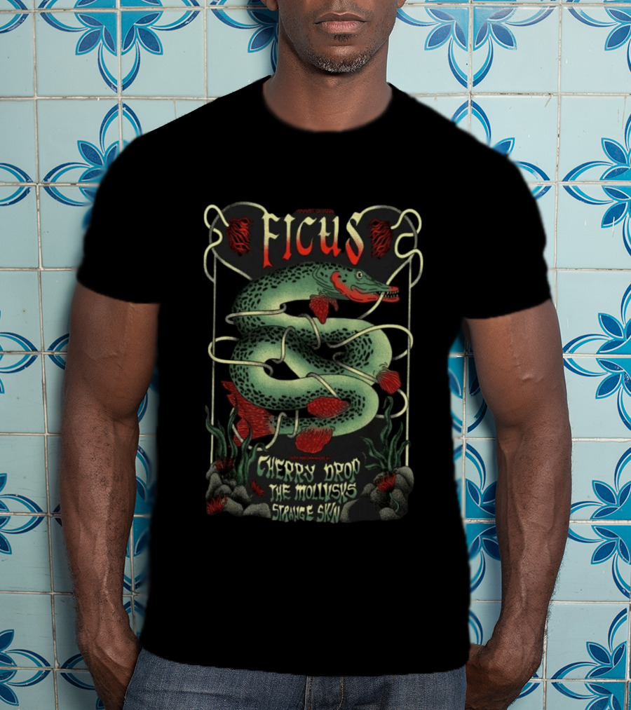 Ficus Cherry Drop The Mollusk's Strange Skin Aug 15 2026 Grand Rapids MI T-Shirt