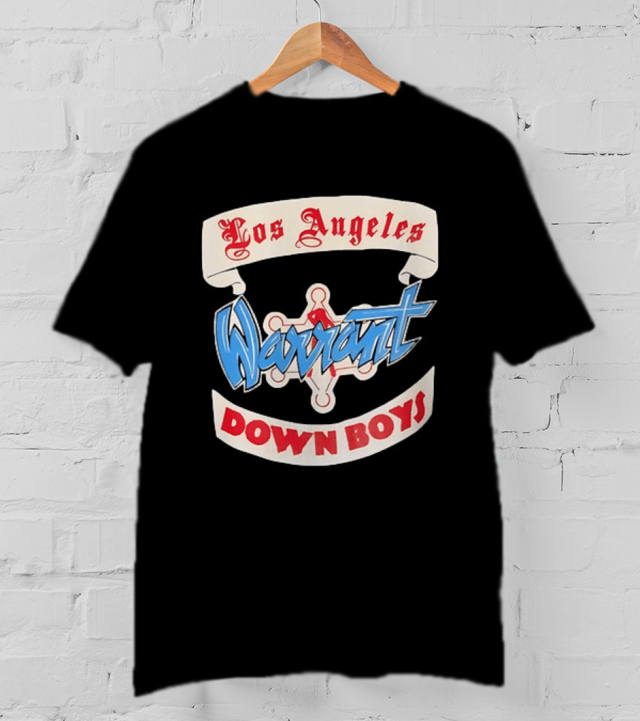 Los Angeles Warrant Down Boys Iconic Music Group T-Shirt