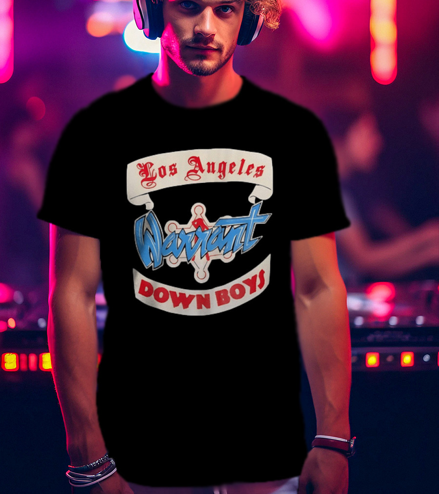 Los Angeles Warrant Down Boys Iconic Music Group T-Shirt