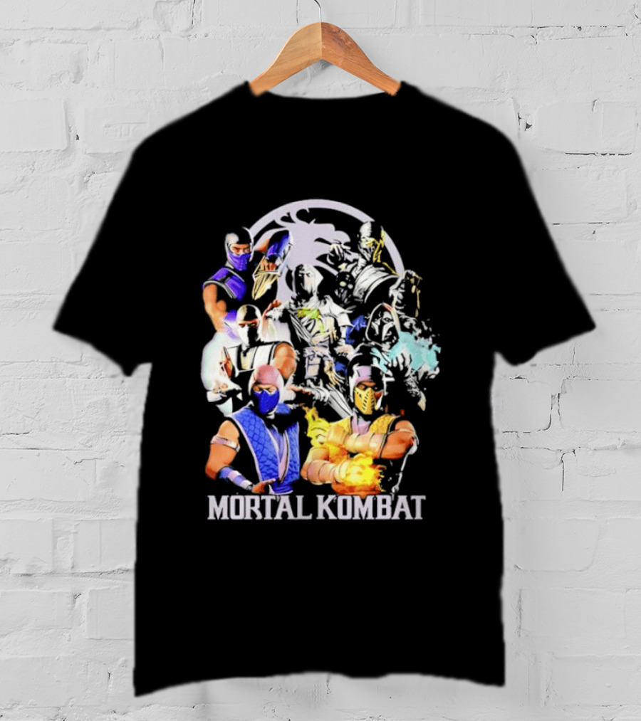 Mortal Kombat Sub Zero Ninja Characters Group T-Shirt