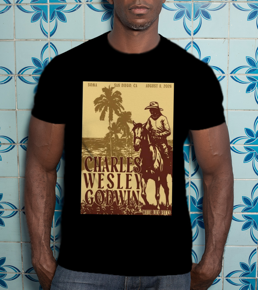 SOMA San Diego CA August 8 2026 Charles Wesley Godwin With Lilly Hiatt T-Shirt