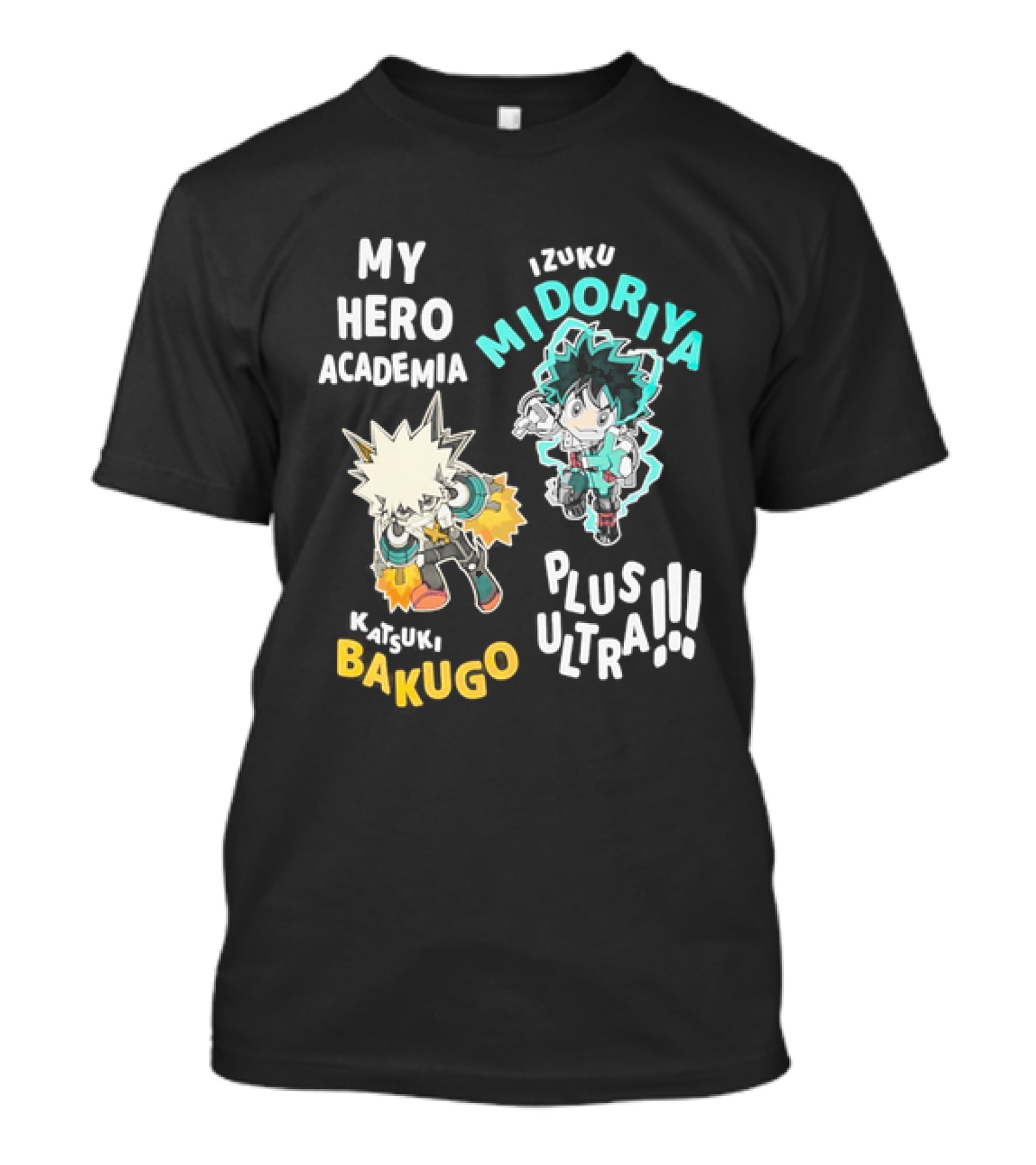 My Hero Academia Izuku Midoriya Katsuki Bakugo Plus Ultra T-Shirt