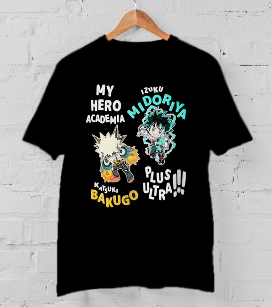 My Hero Academia Izuku Midoriya Katsuki Bakugo Plus Ultra T-Shirt