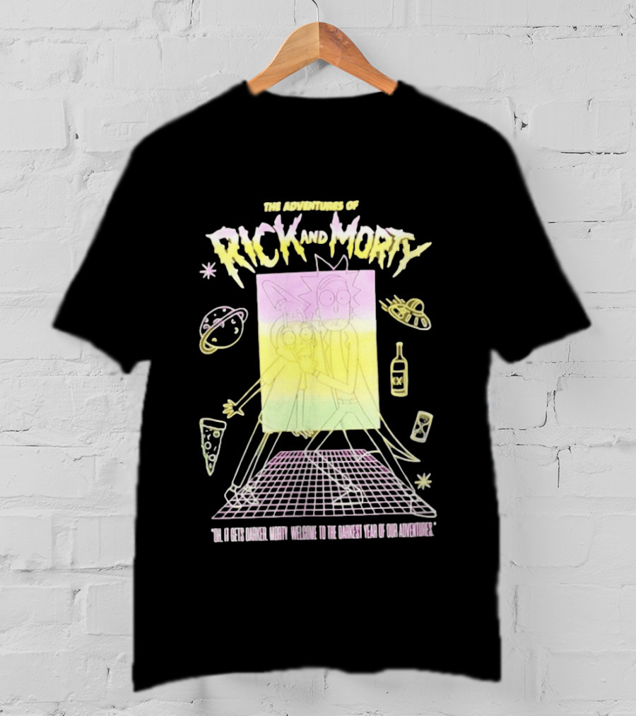 The Adventures Of Rick And Morty Welcome To The Darkest Year Of Our Adventures T-Shirt