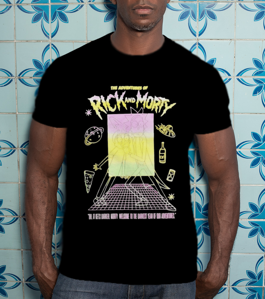 The Adventures Of Rick And Morty Welcome To The Darkest Year Of Our Adventures T-Shirt