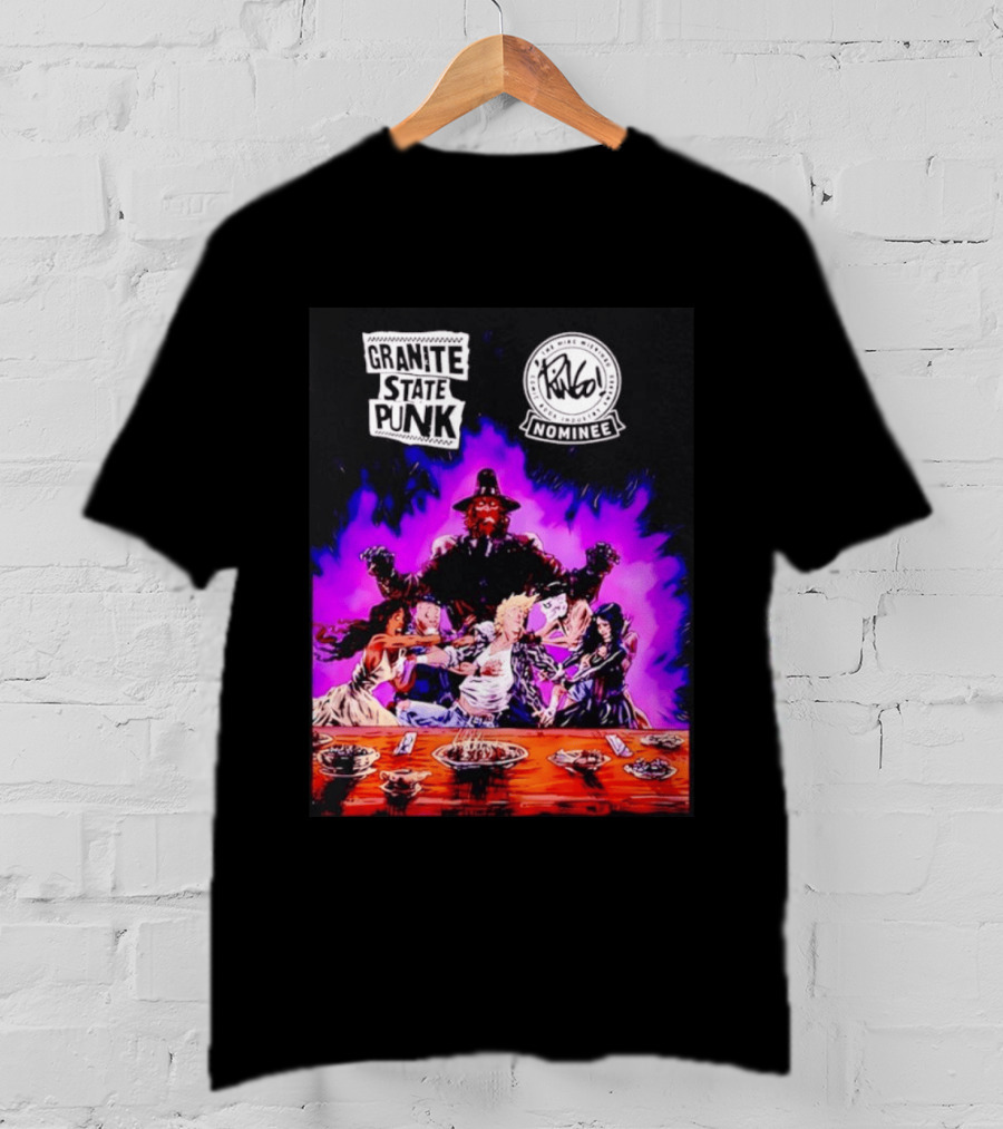 Granite State Punk Mike Wieringo Comic Book Industry Awards Nominee Vibrant Comic T-Shirt