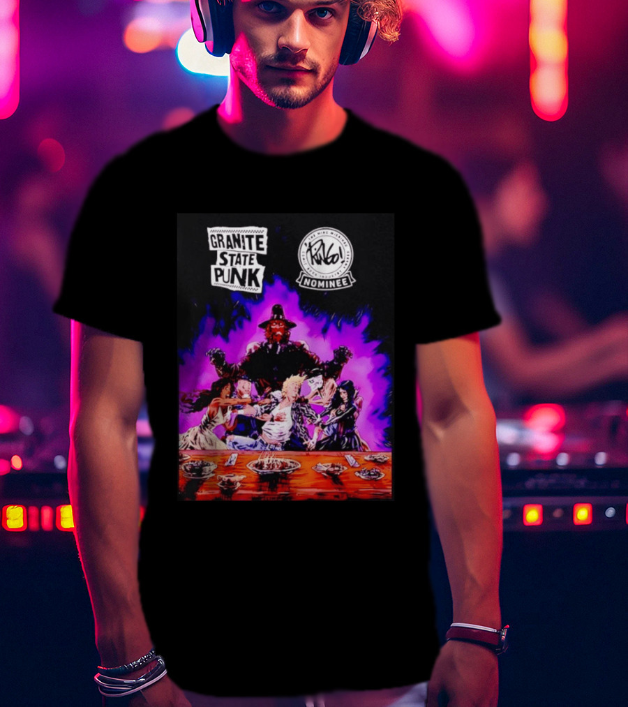 Granite State Punk Mike Wieringo Comic Book Industry Awards Nominee Vibrant Comic T-Shirt