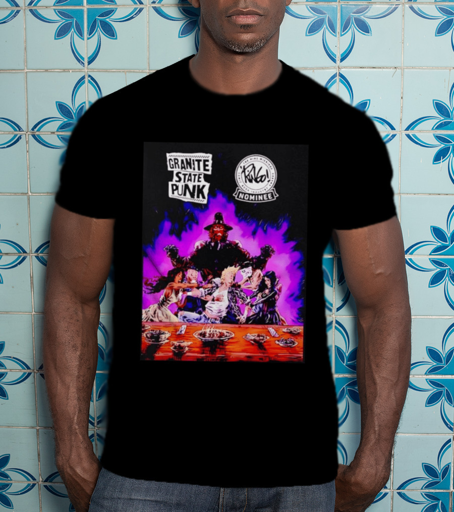 Granite State Punk Mike Wieringo Comic Book Industry Awards Nominee Vibrant Comic T-Shirt