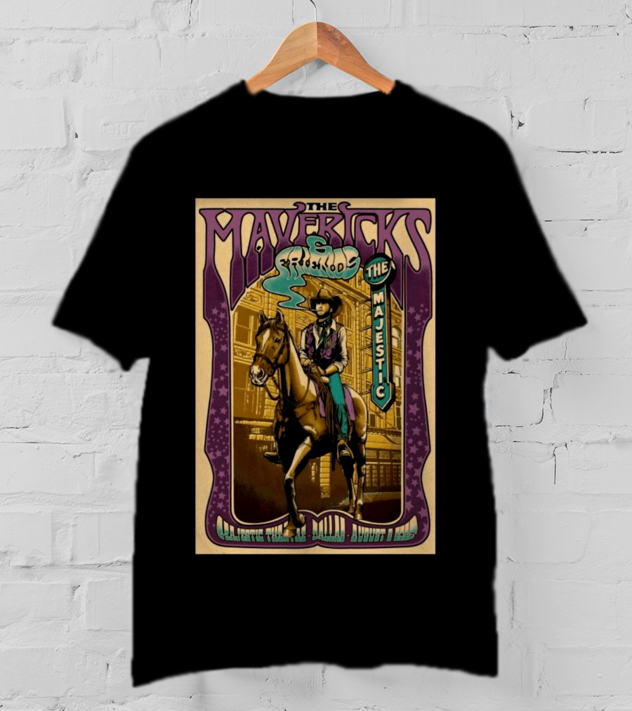 The Mavericks Majestic Theatre Dallas August 8 2026 Tour T-Shirt