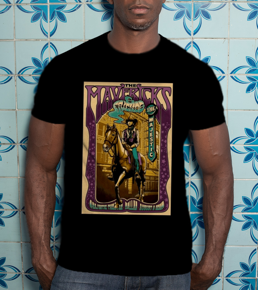 The Mavericks Majestic Theatre Dallas August 8 2026 Tour T-Shirt