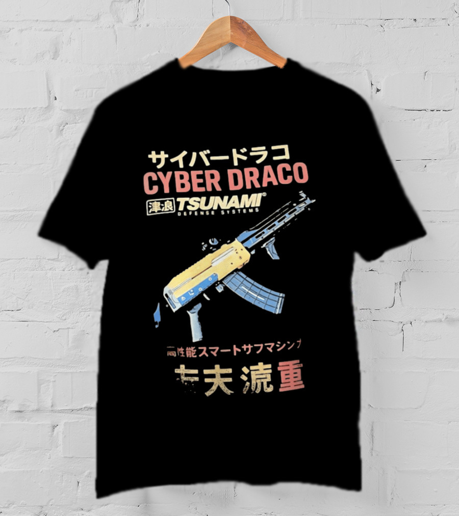 CYBER DRACO TSUNAMI Defense Systems Zastava M92 T-Shirt