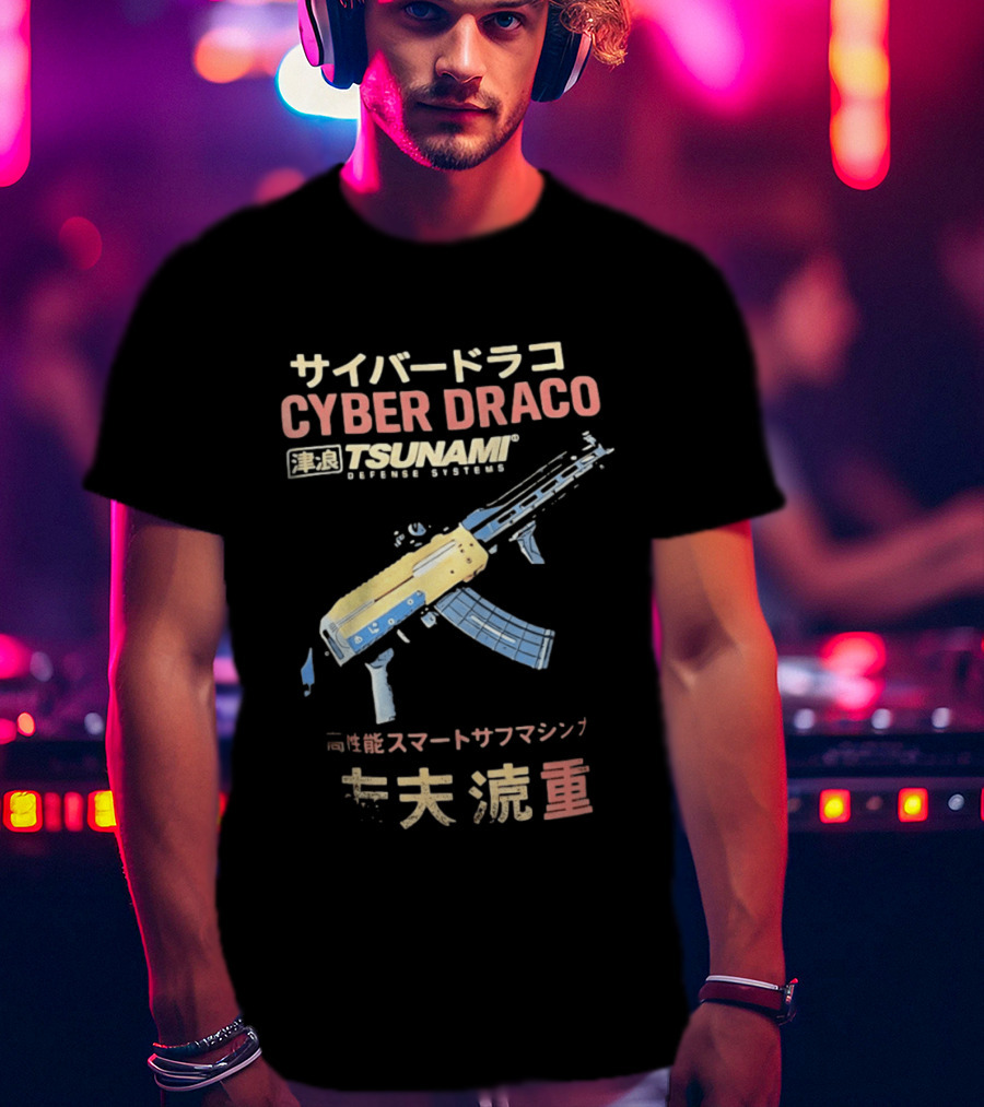 CYBER DRACO TSUNAMI Defense Systems Zastava M92 T-Shirt