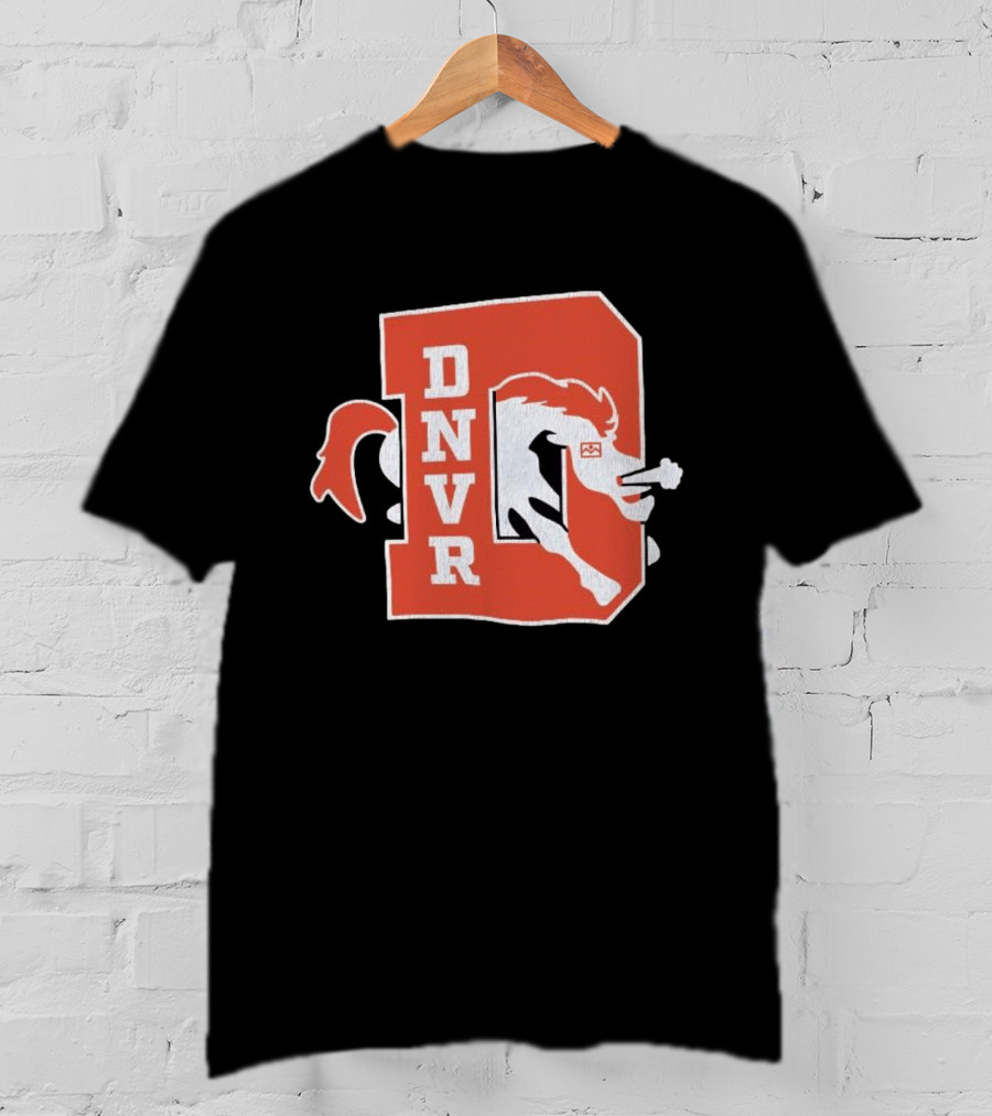 DNVR Denver Broncos Retro Horse Head T-Shirt