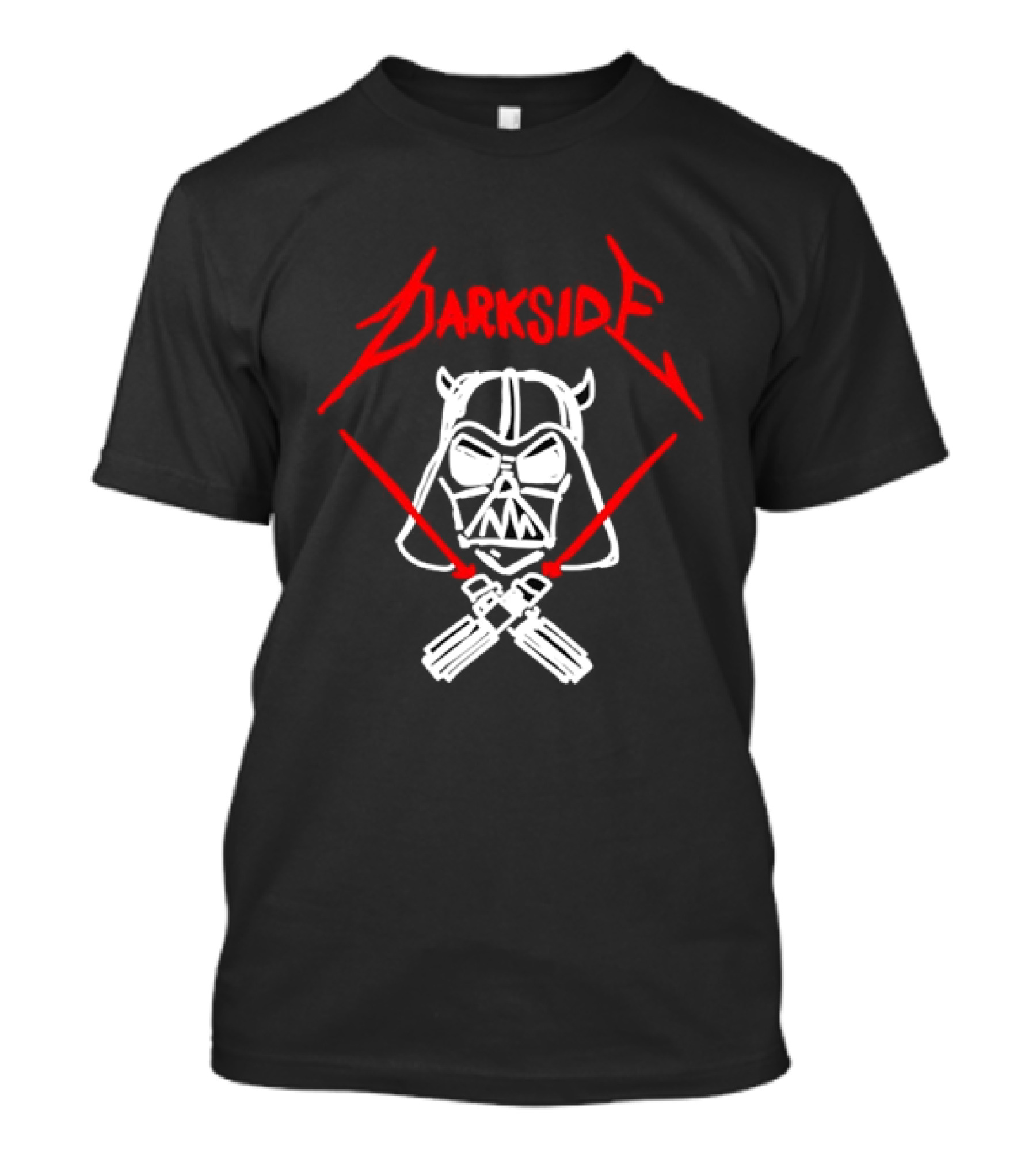 Darth Vader Join The Dark Side Metal Crossover Darkside Zwrocle Lightsabers T-Shirt