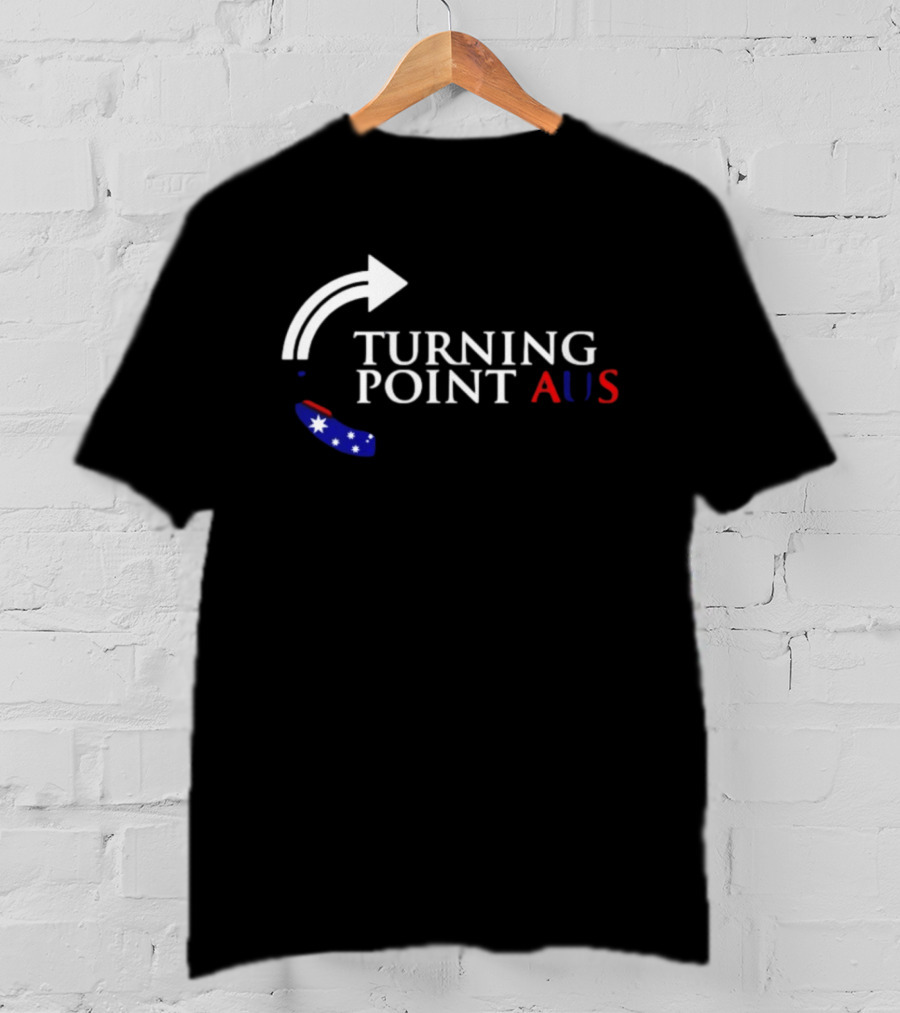 Turning Point AUS Boomerang Arrow Flag T-Shirt