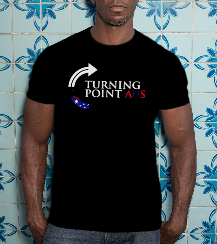 Turning Point AUS Boomerang Arrow Flag T-Shirt