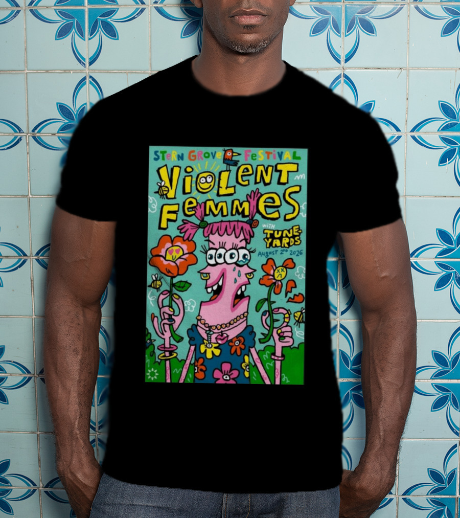 Stern Grove Festival Violent Femmes Tune Yards August 2 2026 San Francisco T-Shirt