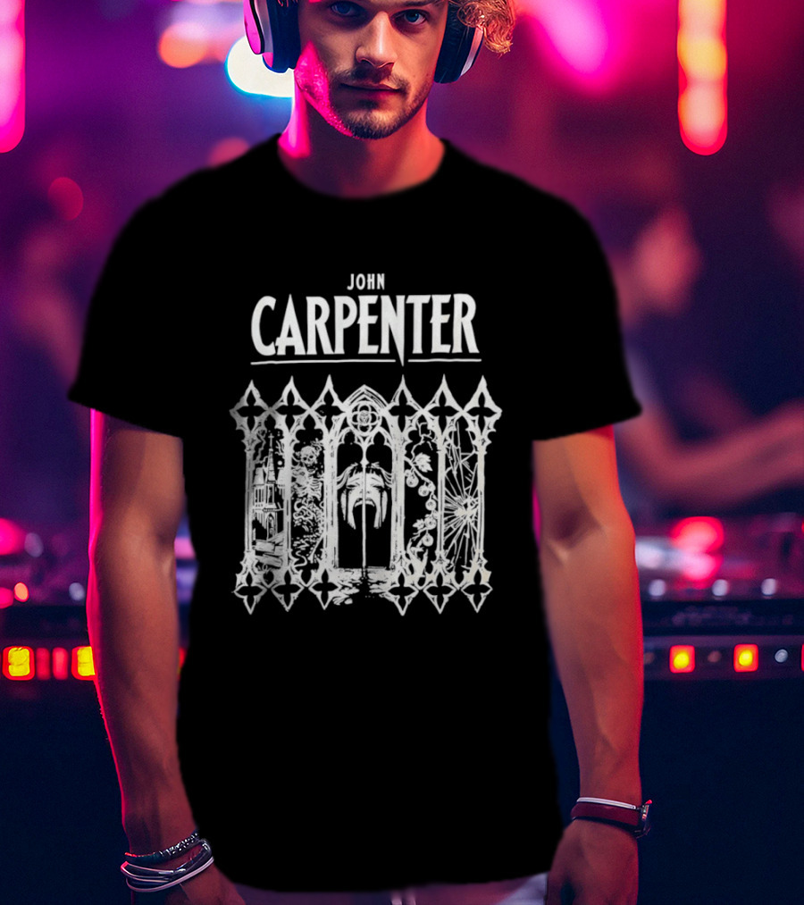 John Carpenter Gothic Horror Film Archway T-Shirt