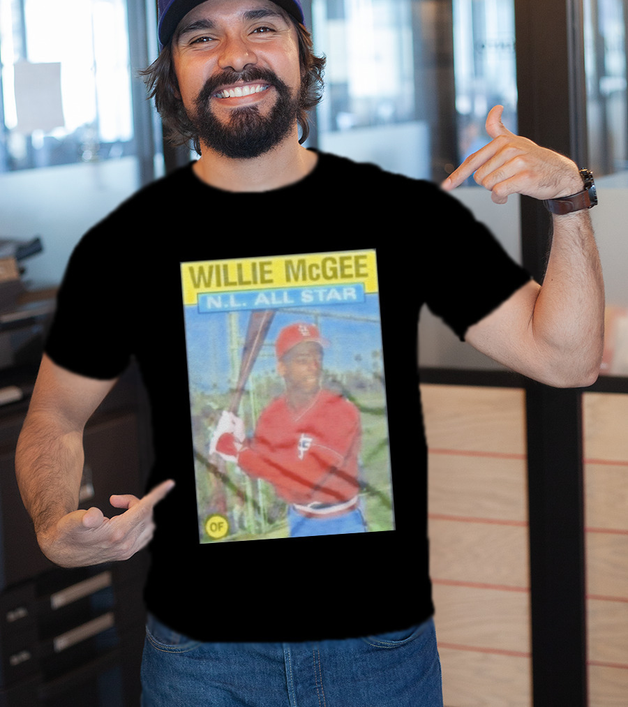 WILLIE McGEE N.L. ALL STAR OF T-Shirt