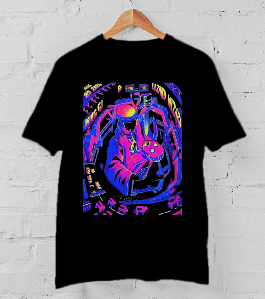 King Gizzard And The Lizard Wizard Aug 23 2024 New York City KS Bridge Concert T-Shirt