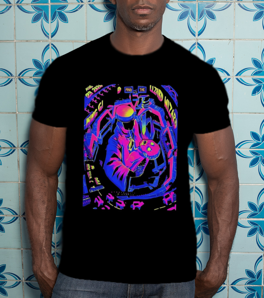 King Gizzard And The Lizard Wizard Aug 23 2024 New York City KS Bridge Concert T-Shirt