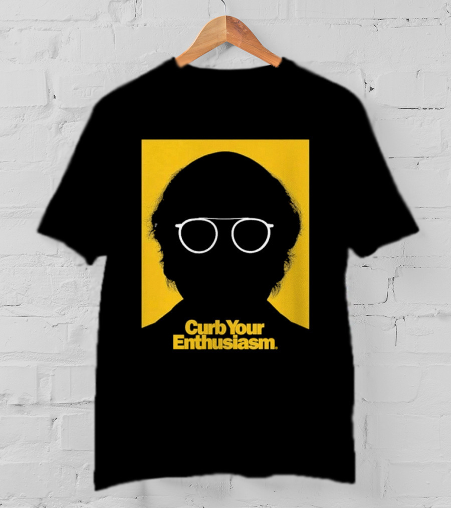 Curb Your Enthusiasm Larry David Silhouette Glasses T-Shirt