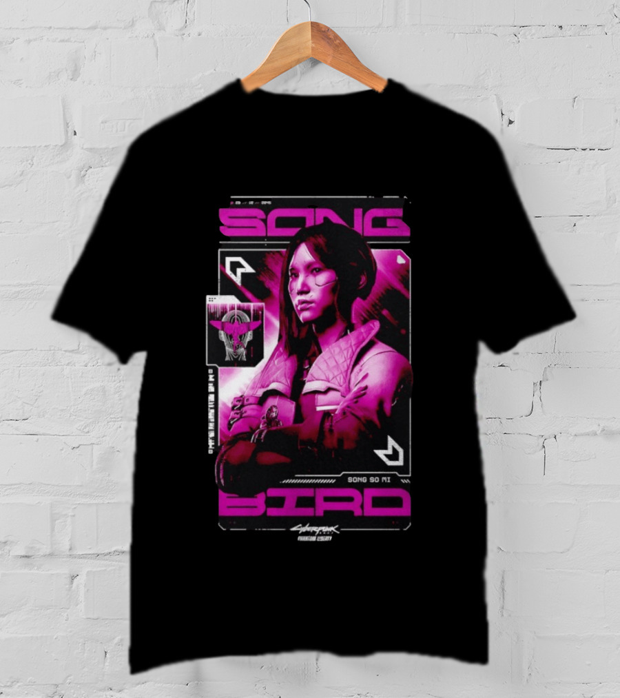 Songbird Song So Mi Cyberpunk 2077 Phantom Liberty T-Shirt