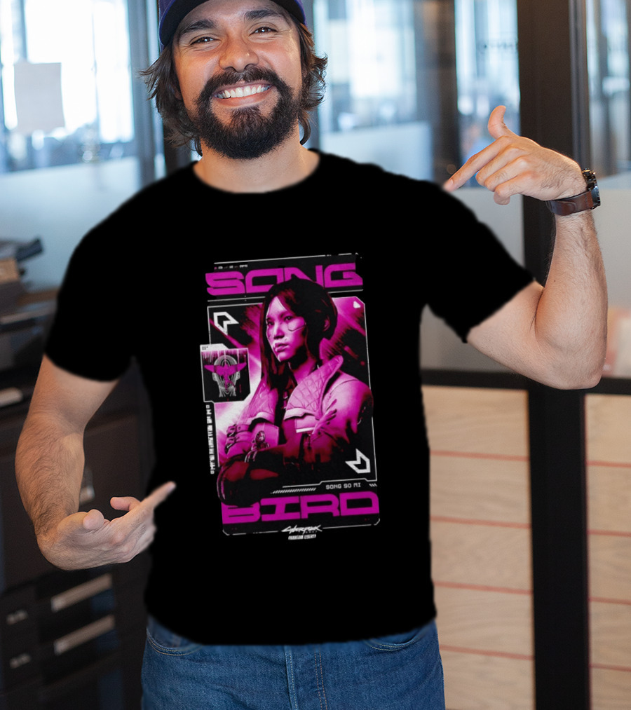 Songbird Song So Mi Cyberpunk 2077 Phantom Liberty T-Shirt