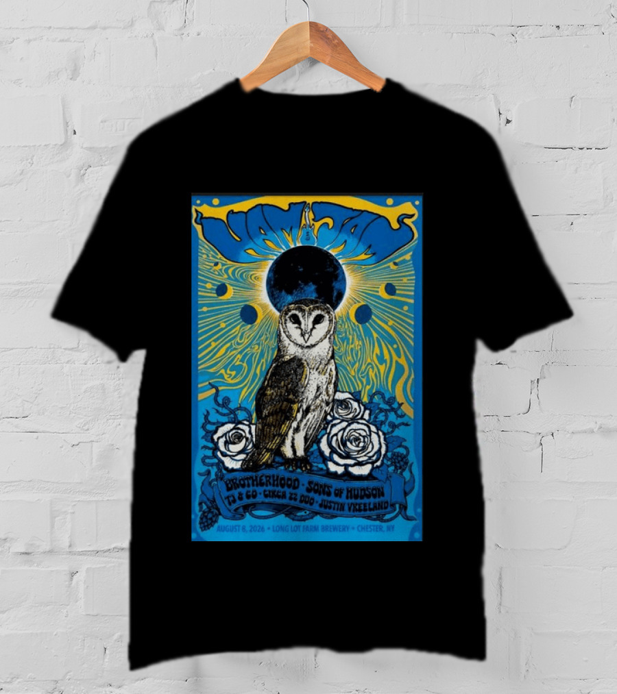 Vampay August 8 2026 Brotherhood Sons Of Hudson Long Lot Farm Chester NY & Co Circa 22 Duo Justin Vreeland T-Shirt