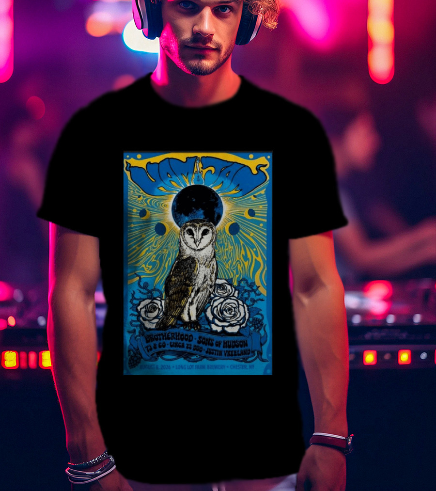 Vampay August 8 2026 Brotherhood Sons Of Hudson Long Lot Farm Chester NY & Co Circa 22 Duo Justin Vreeland T-Shirt