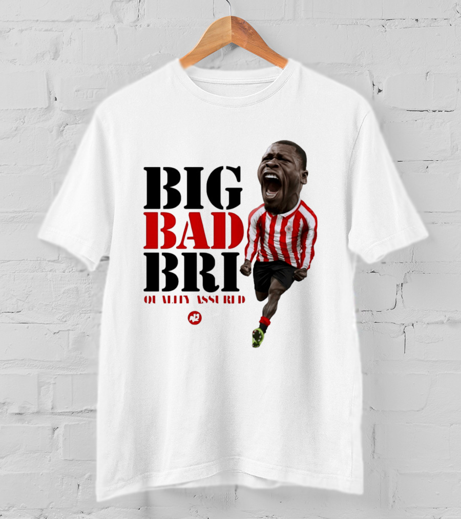 Big Bad Bri Quality Assured Sunderland AFC Caricature T-Shirt