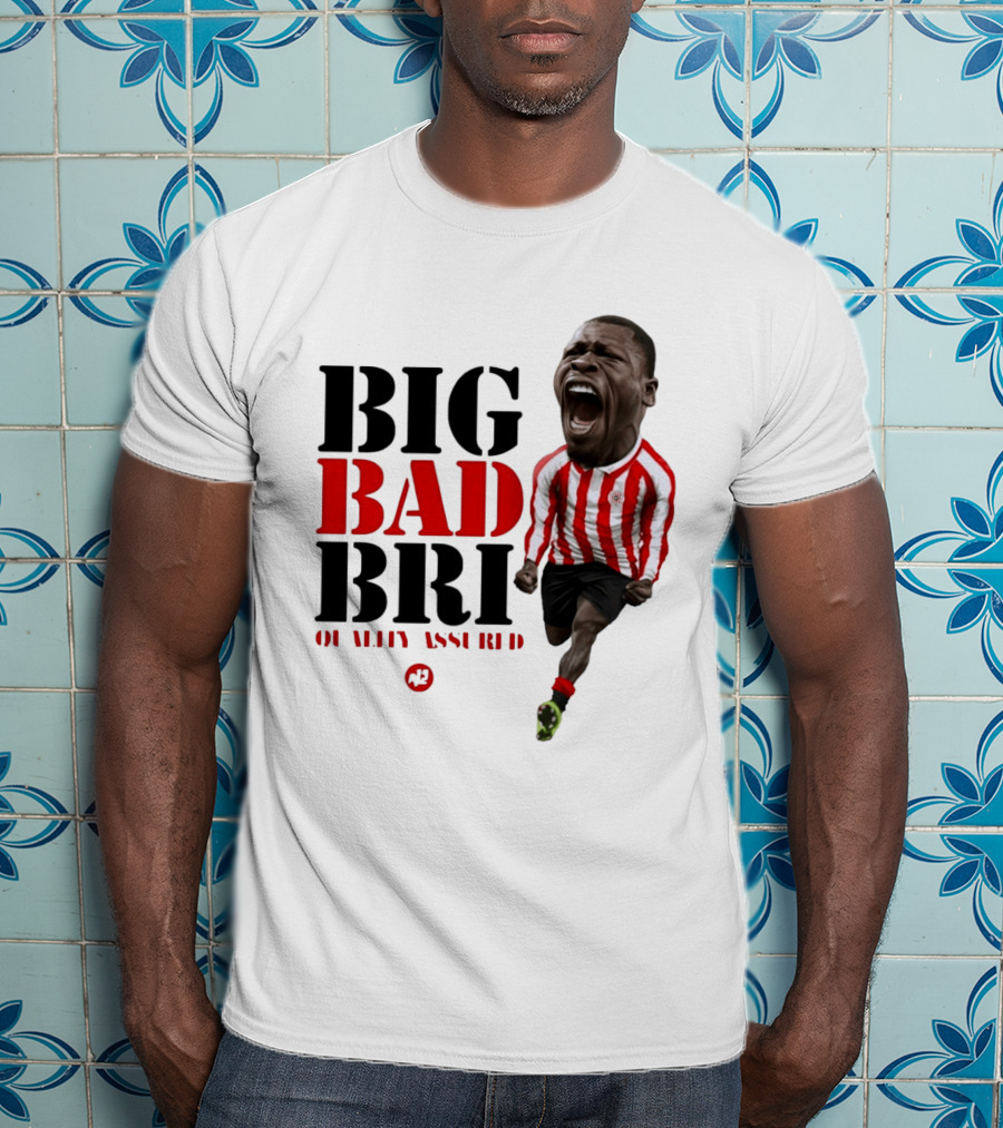 Big Bad Bri Quality Assured Sunderland AFC Caricature T-Shirt