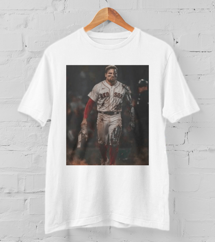 Caleb Durbin The Durbinator Red Sox Cyborg Player T-Shirt