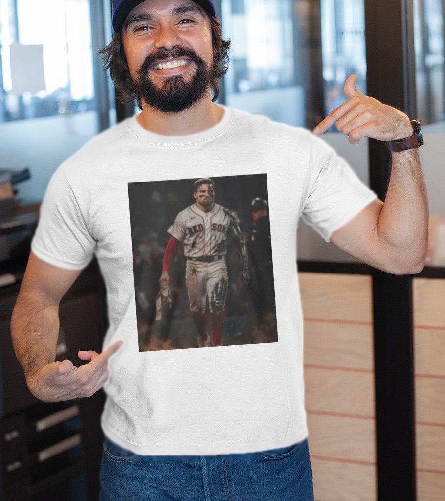 Caleb Durbin The Durbinator Red Sox Cyborg Player T-Shirt