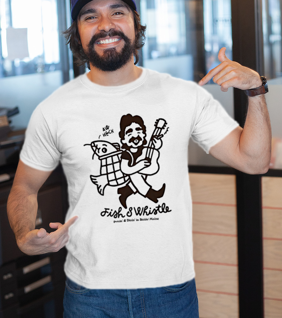 Fish And Whistle Pickin' And A Fishin' In Hickory Woods T-Shirt