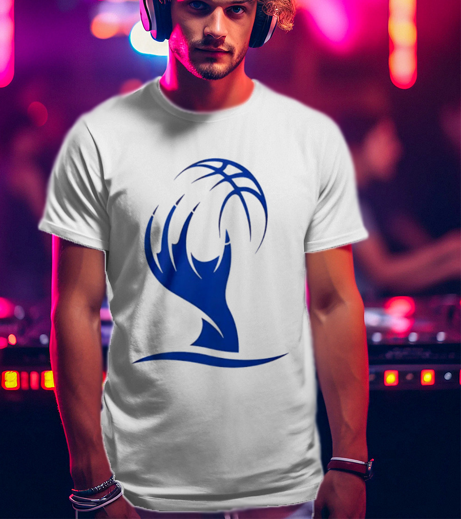 Cleveland Sirens The Claw Basketball Blue Wave T-Shirt