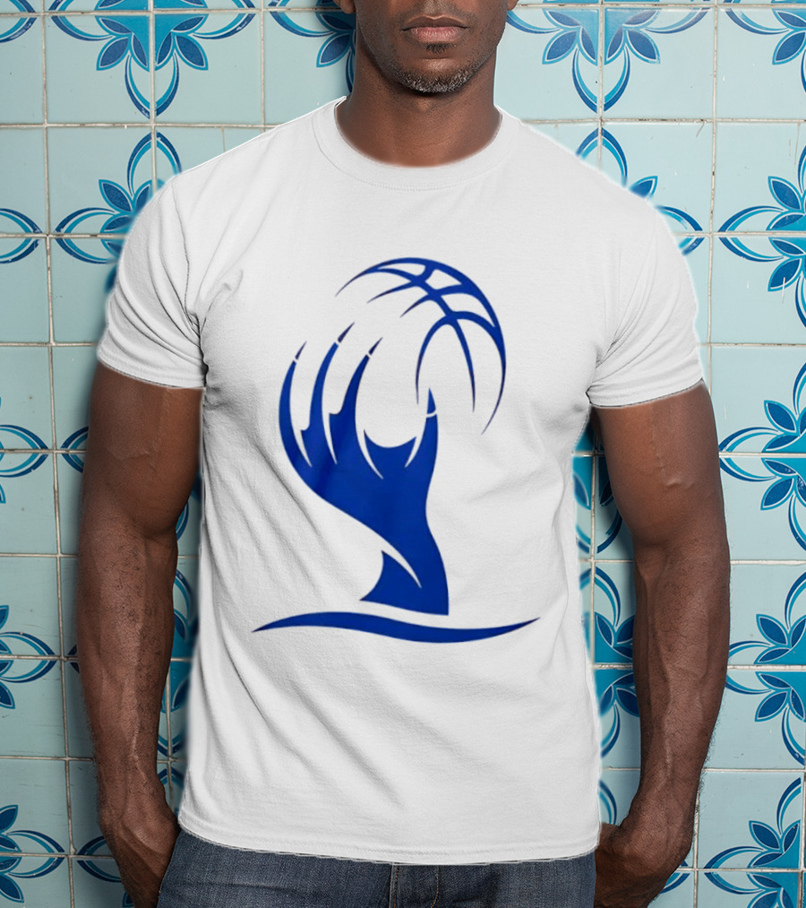 Cleveland Sirens The Claw Basketball Blue Wave T-Shirt