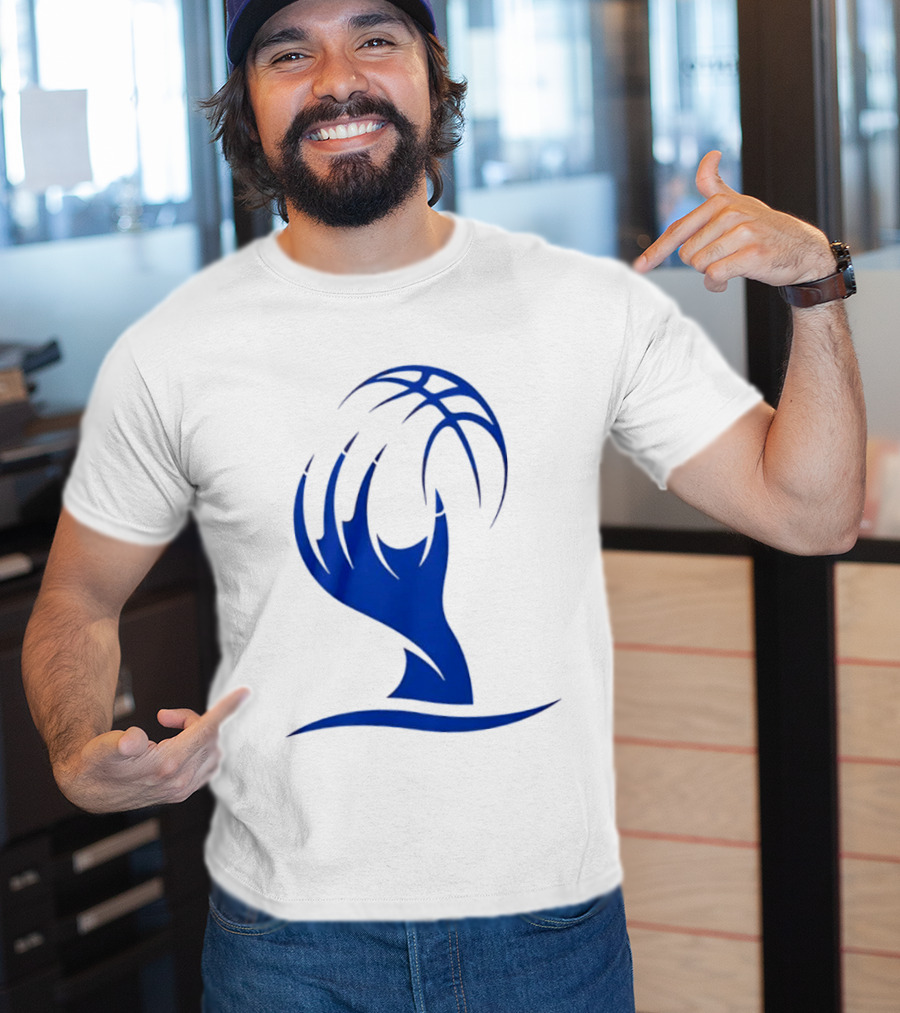 Cleveland Sirens The Claw Basketball Blue Wave T-Shirt