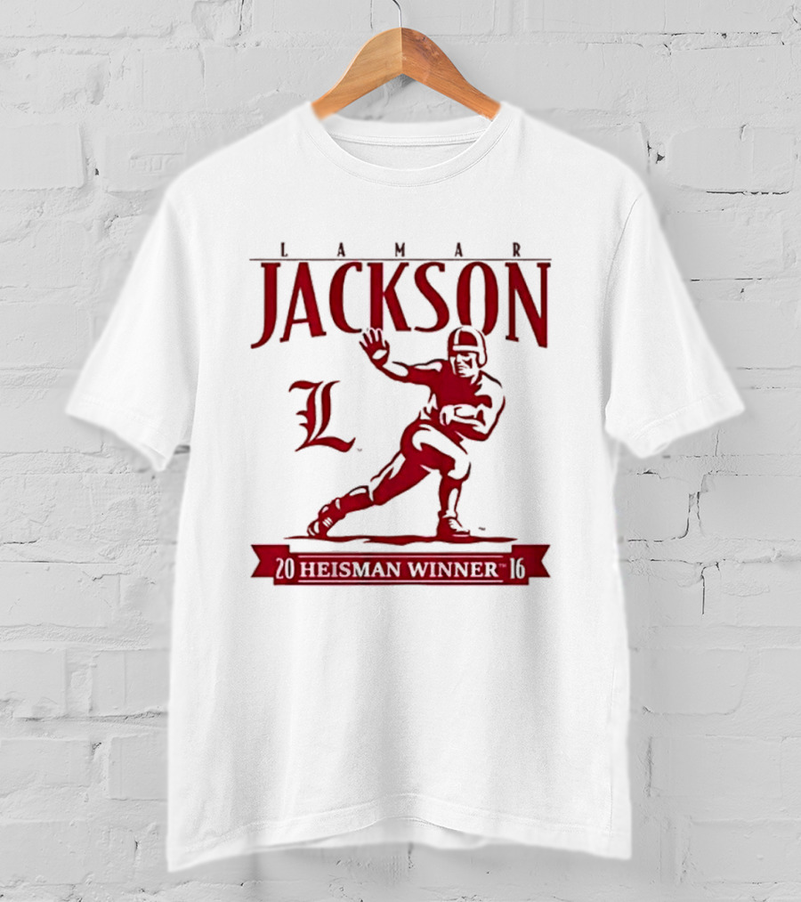 Lamar Jackson Louisville Football Heisman Winner 2016 T-Shirt
