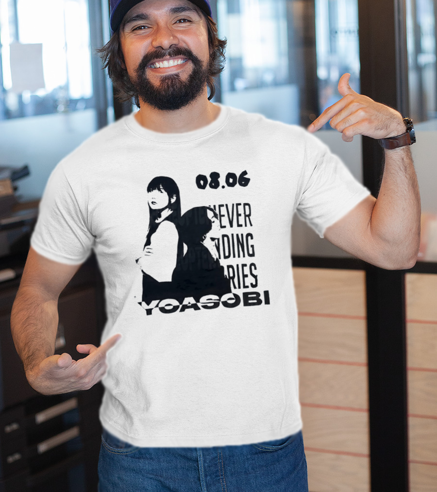 Yoasobi Never Ending Stories 08.06 J Pop Duo T-Shirt